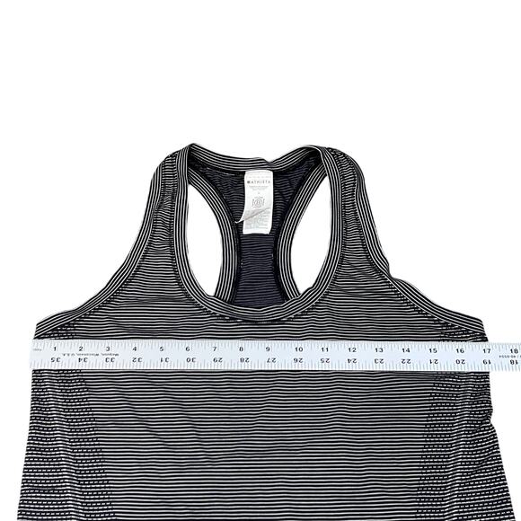 ATHLETA | Momentum Seamless Tank Striped Black White Sz M - Picture 6 of 7